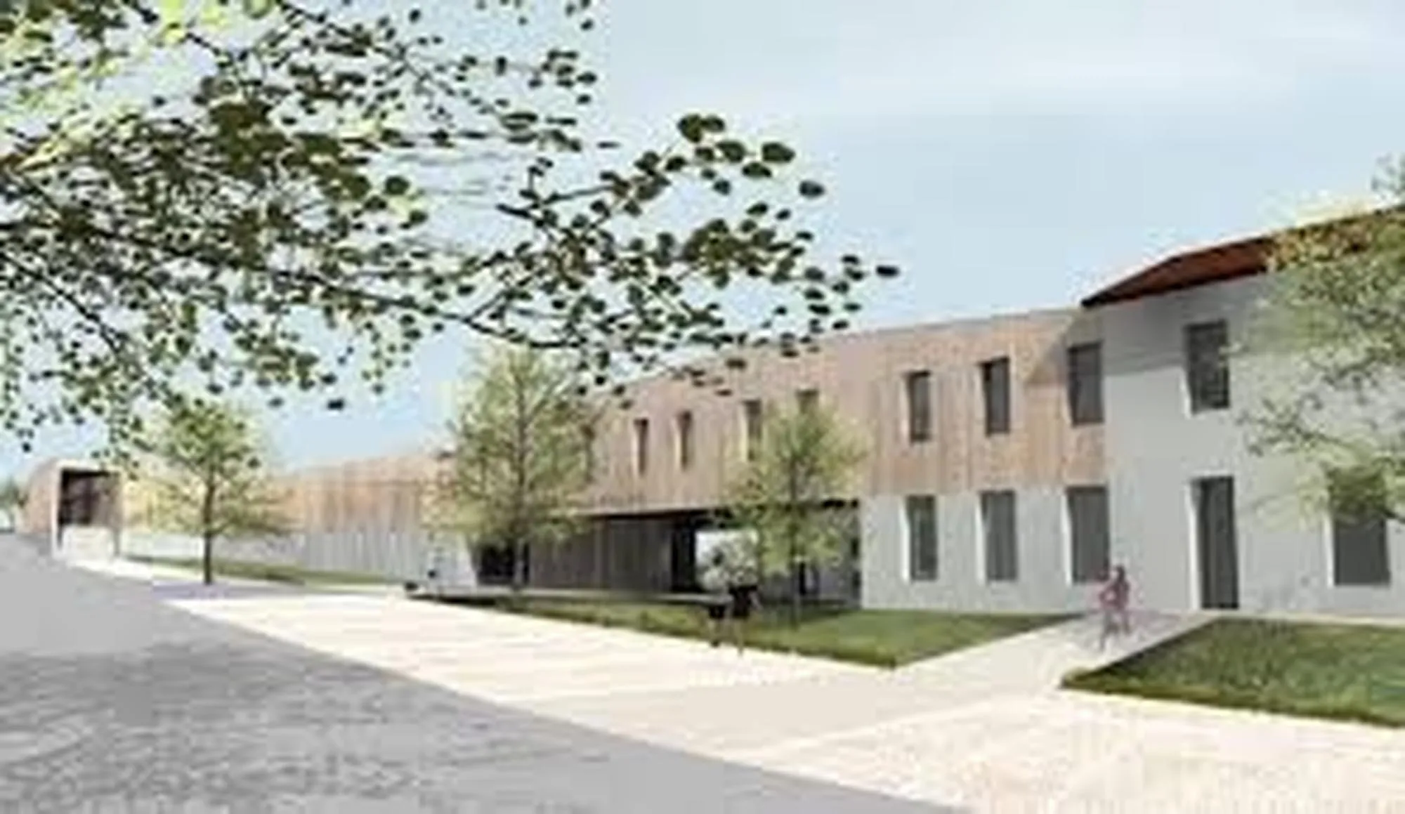 Rendu 3d d'un batiment professionnel