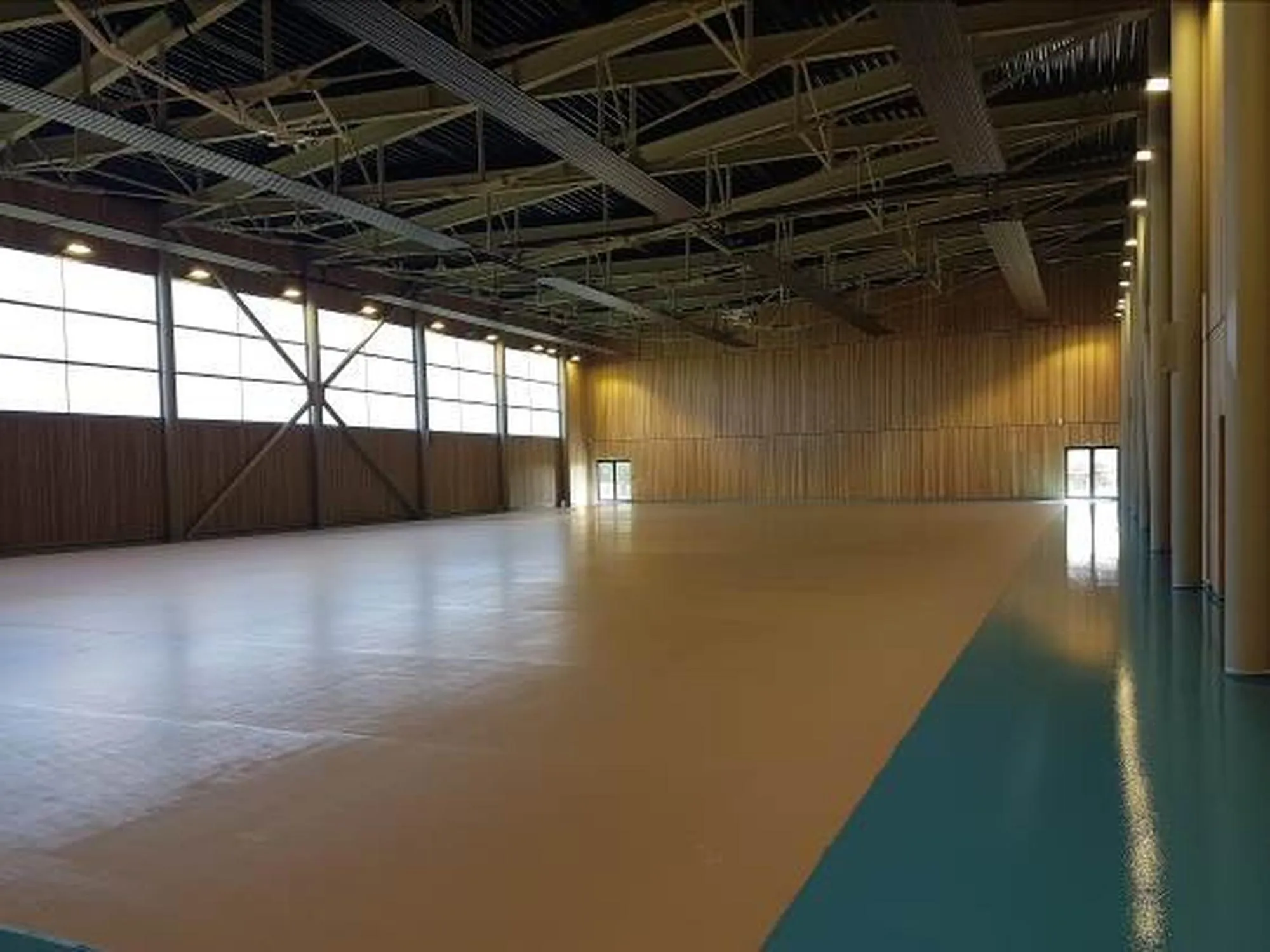 Intérieur d'un gymnase