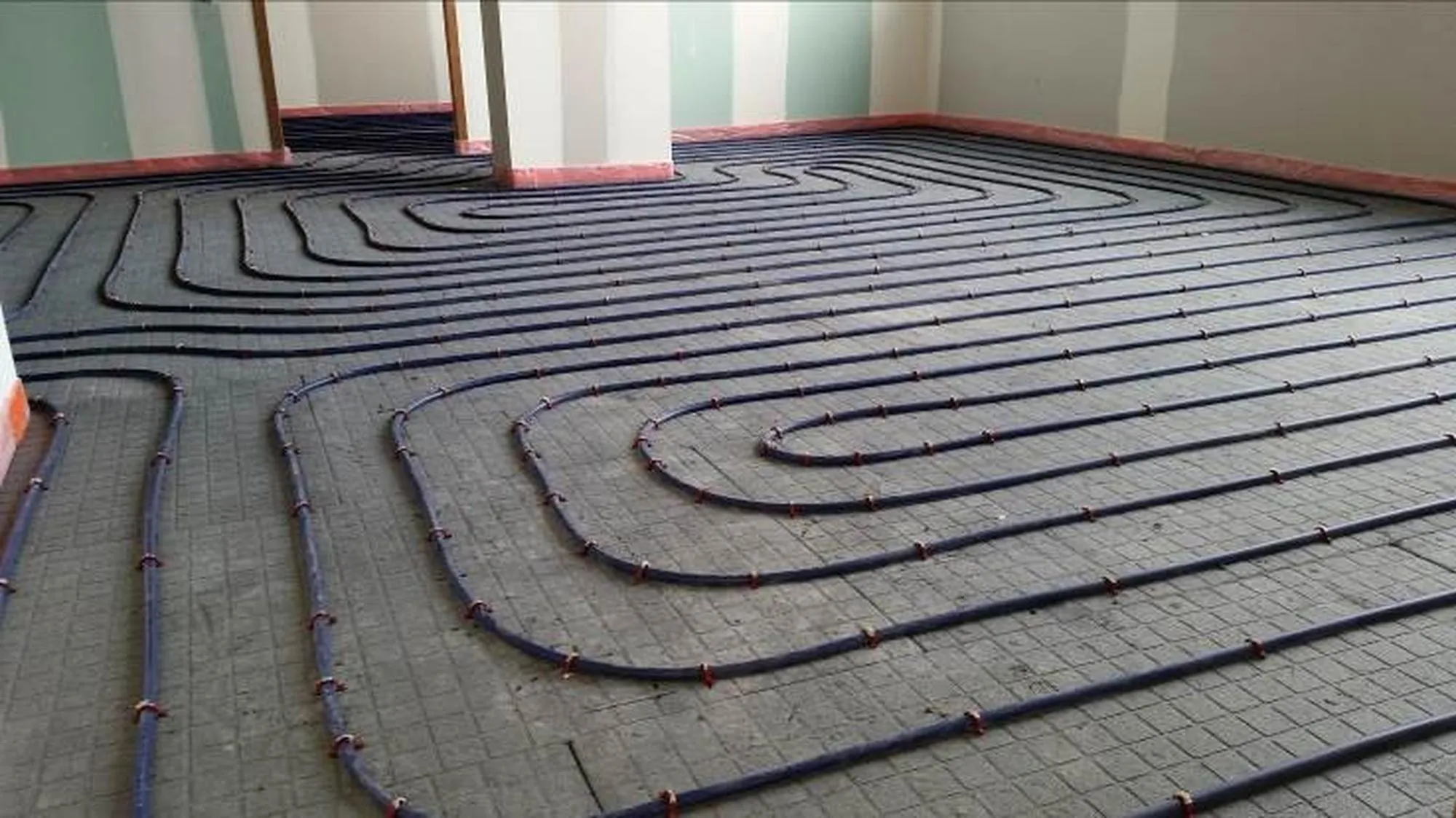 Installation chauffage au sol